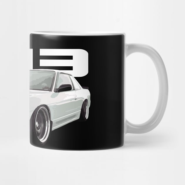 JDM s13 coupe super white 180 by cowtown_cowboy